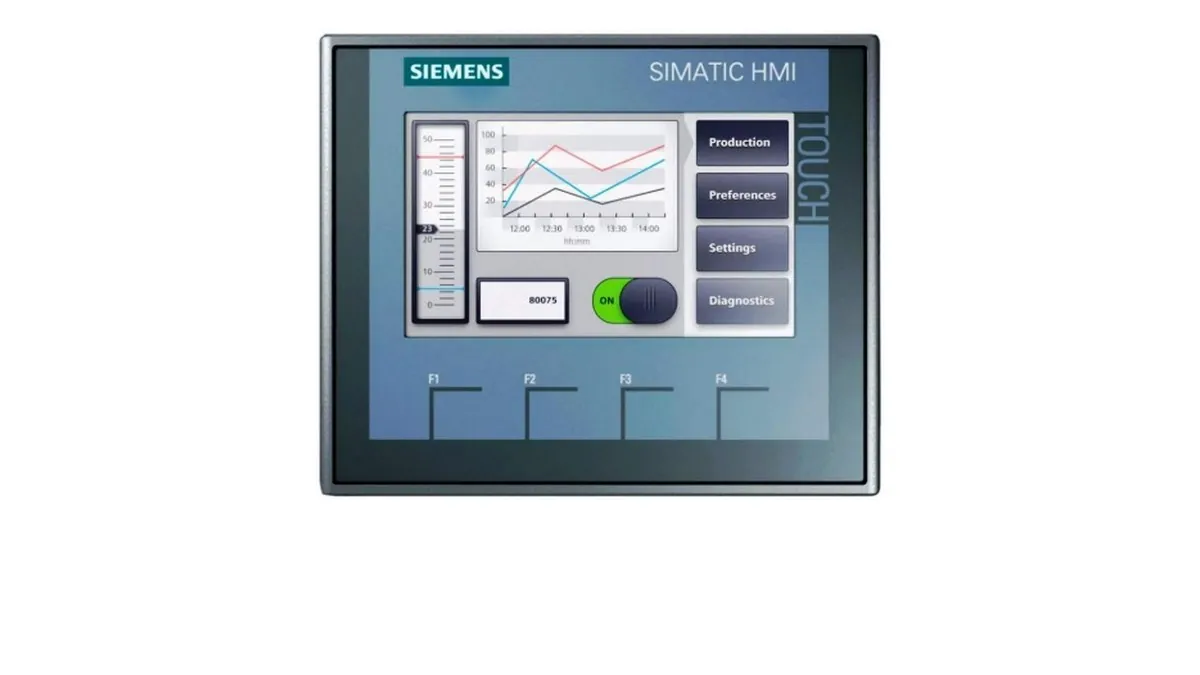 ПЛК Siemens S7-1200 и HMI-панель 7″